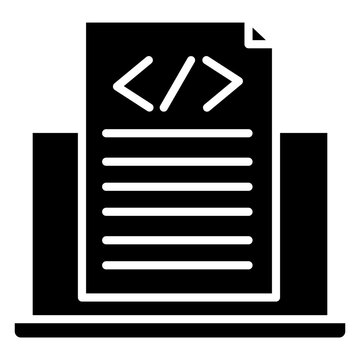Source Code Vector Icon