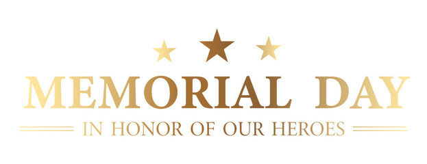Memorial Day USA Logo