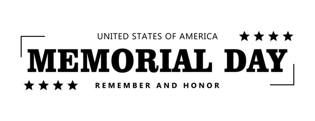 Memorial Day USA Logo