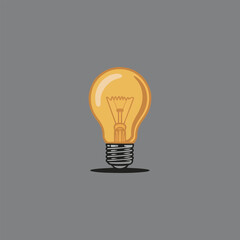 light bulb vector illustration.