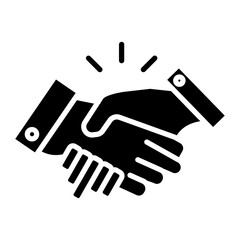 Obraz premium Handshake Vector Icon