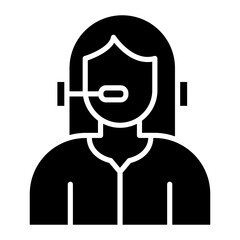 Obraz premium Call Center Vector Icon