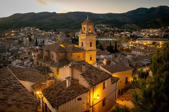 Caravaca de la Cruz old town in Spain
