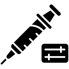 Obraz premium Vaccine Development Vector Icon