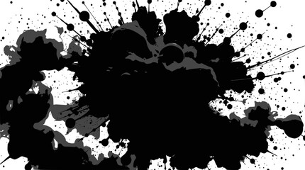 Fototapeta premium Multiple patterned banners arranged symmetrically on a white background feature red and blue stripes with starburst embl