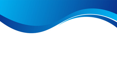 Abstract blue wavy business style background. Vector illustration eps 10