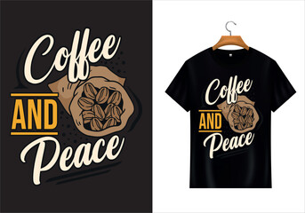 Coffee and Peace: An artistic depiction of the serene blend of coffee and tranquility, perfect for a cozy design.