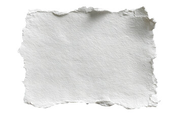 Obraz premium Close-up of a textured, torn piece of white paper against a black background