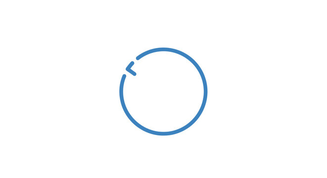 Blue circle with arrow symbol.