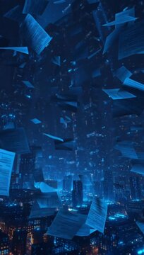 leaked information drifting through underwater data cables symbolizing hidden cyber espionage and secrecy