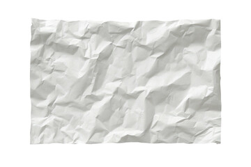 Obraz premium A textured close-up of a crumpled, white piece of paper against a black background