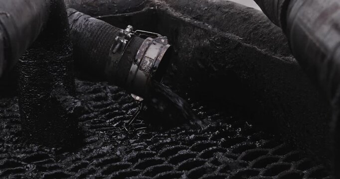 crude oil from oil well