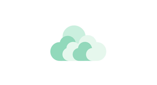 Clouds in Various Shades of Green.
