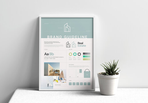 Minimal Brand Guideline Poster