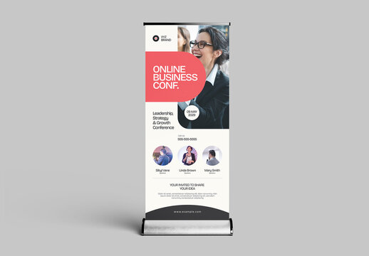 Conference Rollup Banner Template
