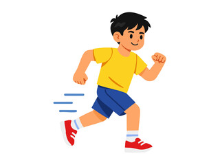 children playing football