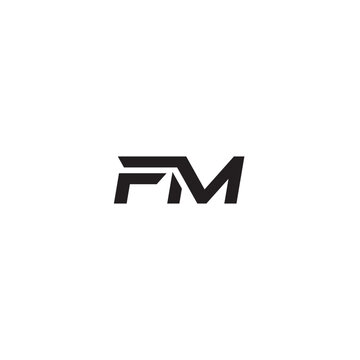 Letter FM logo or icon design