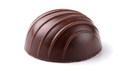 Obraz premium A close up view of a rich dark chocolate confection