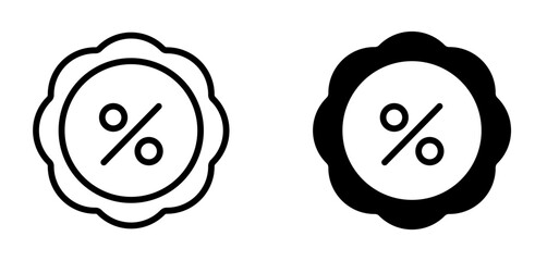 Promotion badge. Offer, discount percentage icon