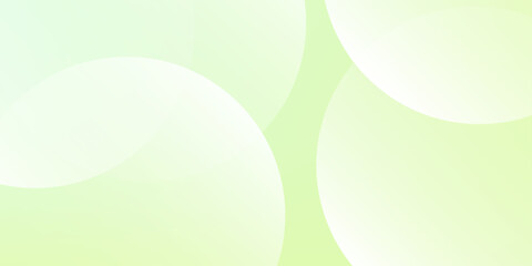 banner background green and yellow gradations circle shape.vector illustration