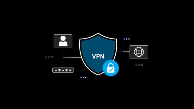 VPN security concept with user activating secure connection on smartphone while working on laptop at home, showing mobile internet protection, encrypted data access, and online privacy tools