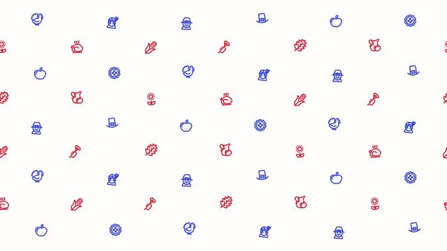 Social media icons on white background.