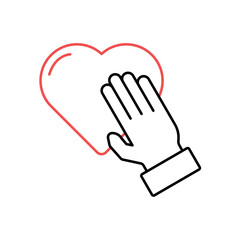 Obraz premium Honesty icon, isolated on white background.