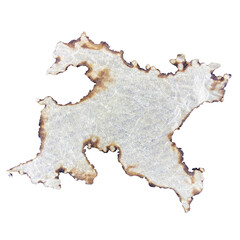 Obraz premium Burnt Paper Pieces with Ancient Magical Inscriptions, Historical Notes, Torn Paper Scraps, Singed Papyrus, Halloween Vibe, Old Books, PNG Format, Perfect for Posters, Events, and Presenta