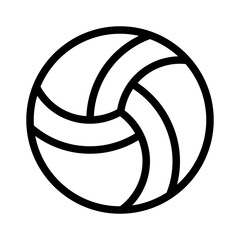 volleyball line icon