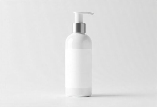 white plastic bottle