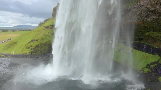 Seljalandsfoss Waterfall in the South of Iceland