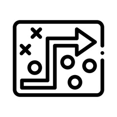 tactics line icon