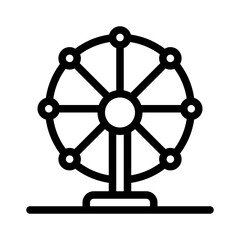 Singapore Flyer line icon