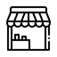 shop line icon