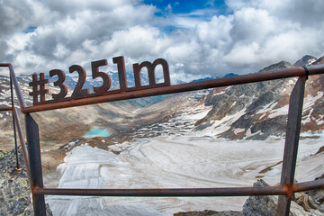 Reaching 3251 meters above sea level at Schnalstal Glacier, Italy