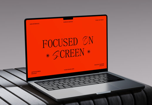 Laptop Screen Mockup Layout