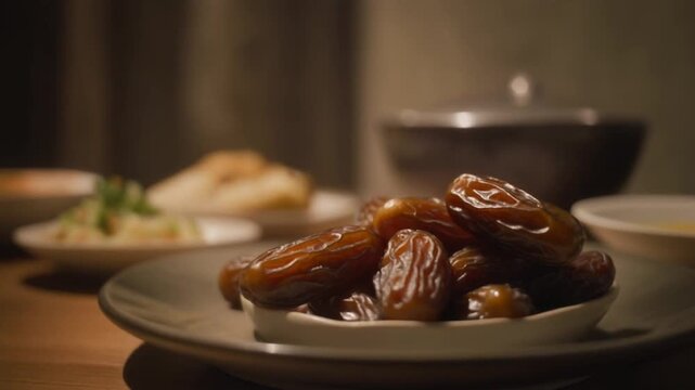 Aneka gorengan tersusun rapi di piring dengan cahaya hangat