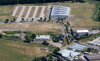 Torgelow, Gewerbegebiet mit Stadthalle 2016