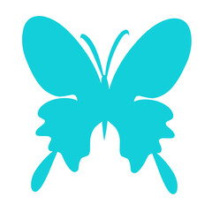 Butterfly silhouette vector
