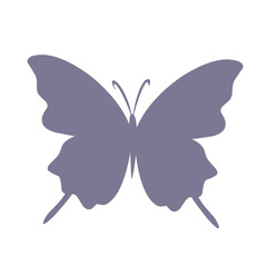 Butterfly silhouette vector