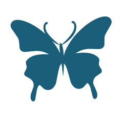 Butterfly silhouette vector