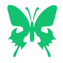 Butterfly silhouette vector
