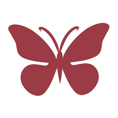 Butterfly silhouette vector