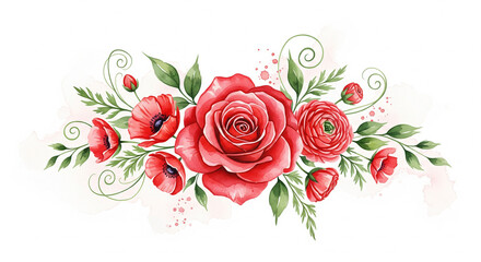 Fototapeta premium Flower sketches & abstract art ideas