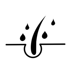 Hair care vector icon