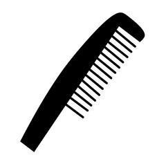 Comb vector silhouette