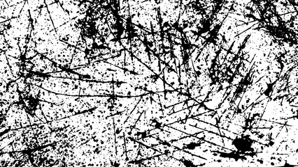 Obraz premium Heavy grunge texture overlay. Black and white distressed scratched background. 