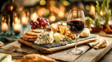 wine and cheese