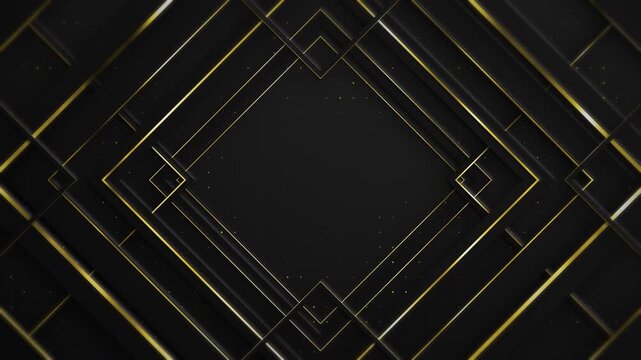 Luxury Premium Gold Lines Particles Background for Socials, Presentation, Intro, Awards and Titles. Copy Space.Set of 5