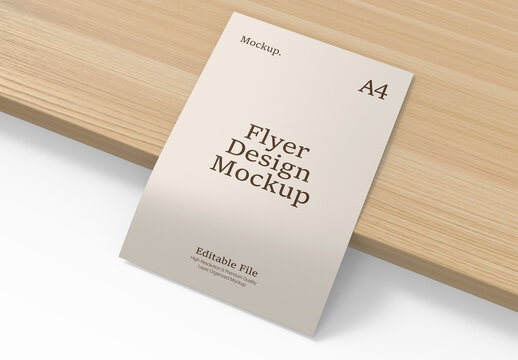 Corporate A4 Flyer Mockup Template